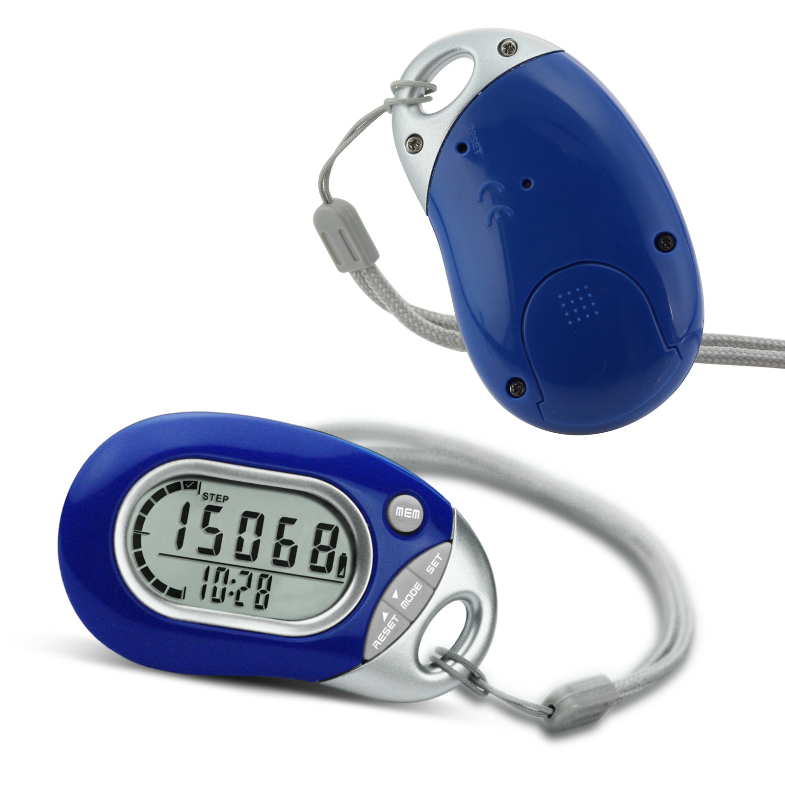 3D induction pedometer carabiner keychain step recording distance calories fitness running electronic pedometer