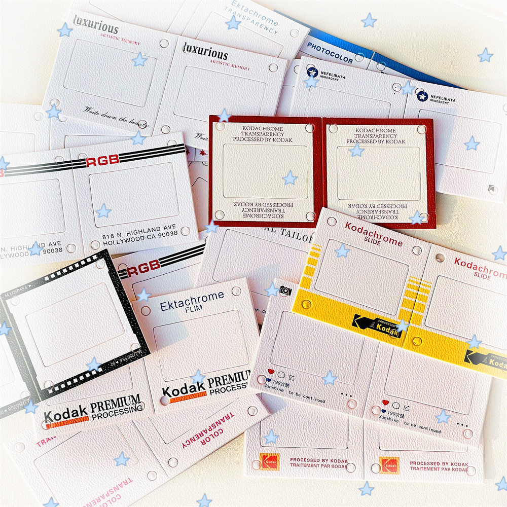 Универсальный материал для лампы с обратной пленкой с предварительно пробитыми ретро-клипсами для пленки, защитник рамки 135