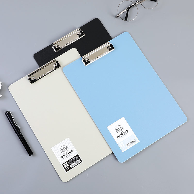 A4 Foam Folder Morandi Color Office Stationery Test Paper Folder Board Folder Student Examination Multifunctional Single Folder