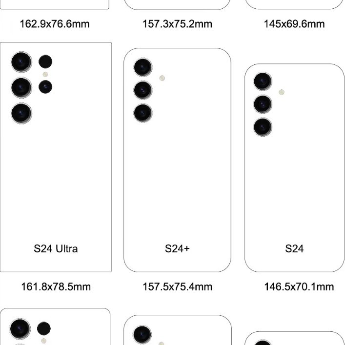 Aliexpress Cross-Border Platform S26 Samsung Phone Case Cardboard Inner Tray Universal S24 S25 White Cardboard Packaging in Stock