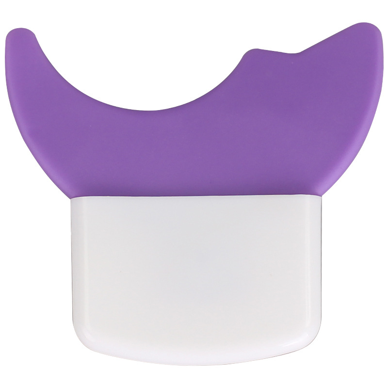 Silicone Eyelash Baffle for Beginners to Draw Eyeliner Mascara Auxiliary Eye Makeup Auxiliary Tool Crescent Soft Silicone Baffle