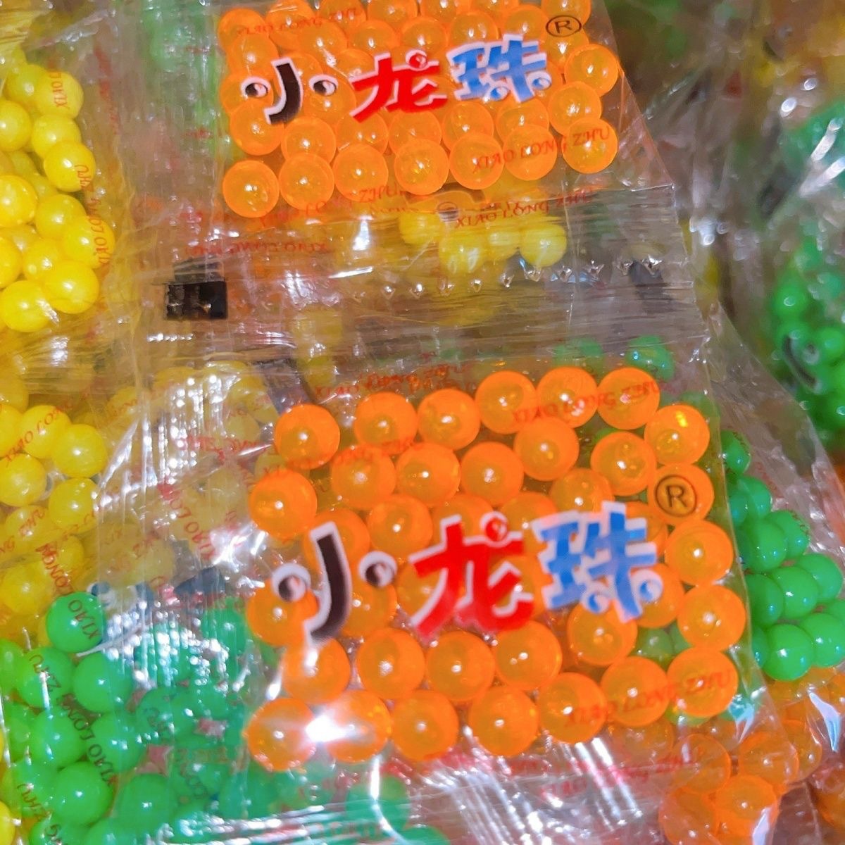 Children's toy gun accessories plastic small dragon ball 6mm solid ball beads 2 yuan department store wholesale stall bomb