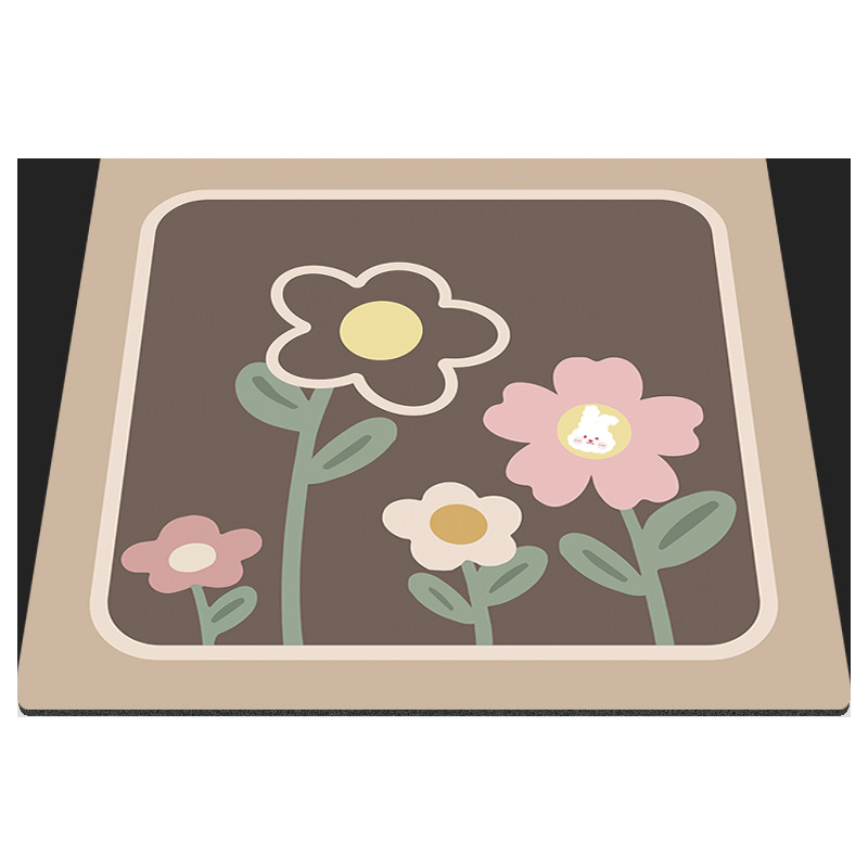 Drum washing machine dust cover pad cloth sunscreen refrigerator cover cloth absorbent cover mat diatom mud bedside table dust pad