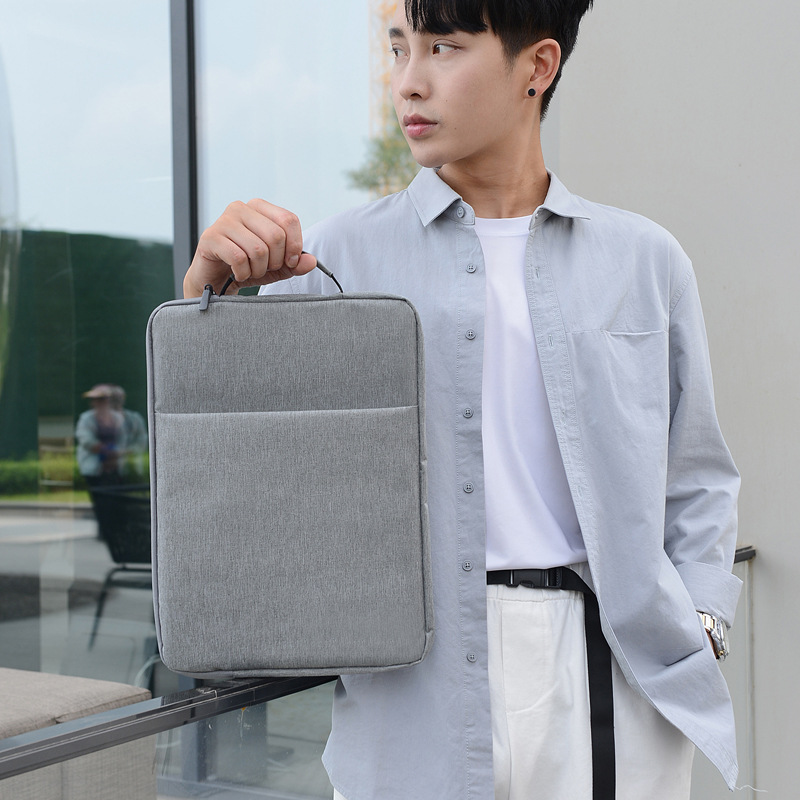 Portable notebook liner bag tablet computer bag protective cover flannel portable student 13/14/15 inch LOGO