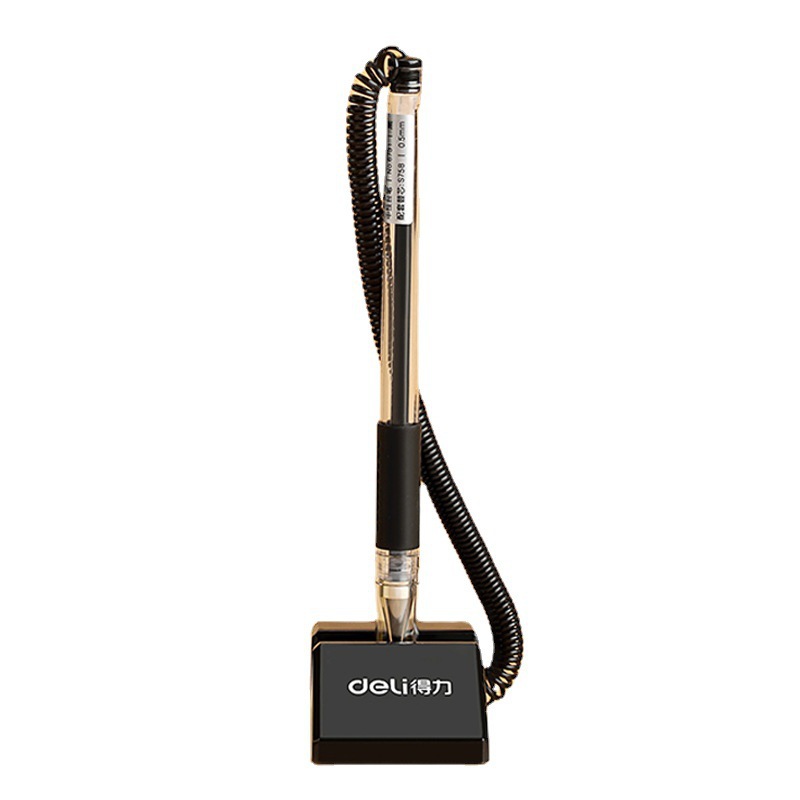 Deli Desk Pen Business Gel Pen Desktop Pen Counter Pen Desk Pen Bank Front Desk Signature Pen Stationery Dropshipping