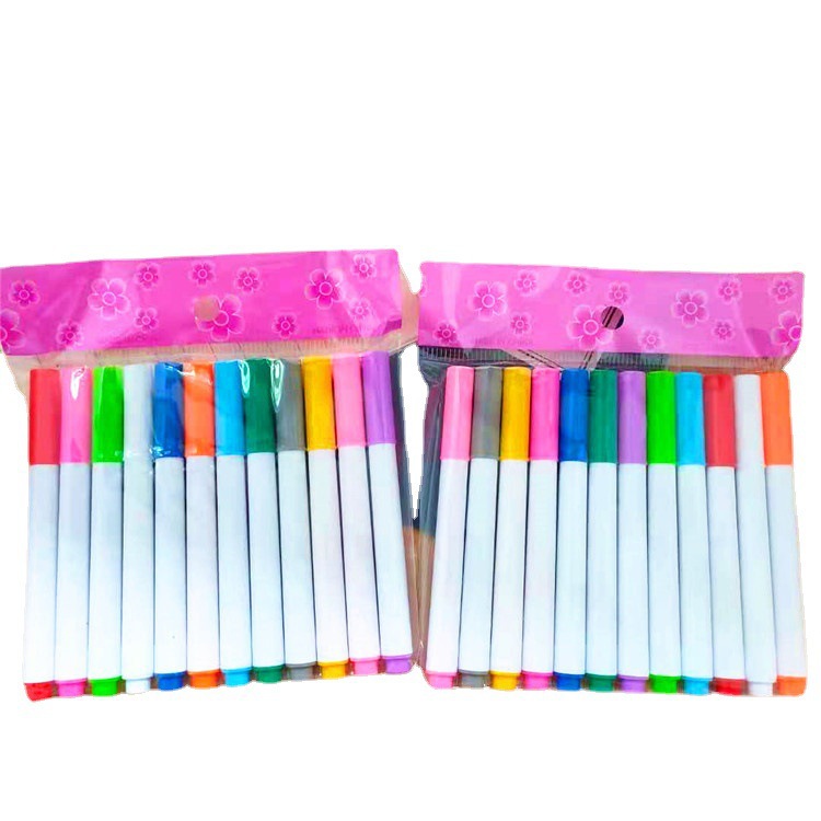 Colorful Environmentally Friendly Liquid Chalk Dust-Free and Erasable Led Fluorescent Light Board Pen Kidsren's Graffiti Painting Erasable Blackboard Pen