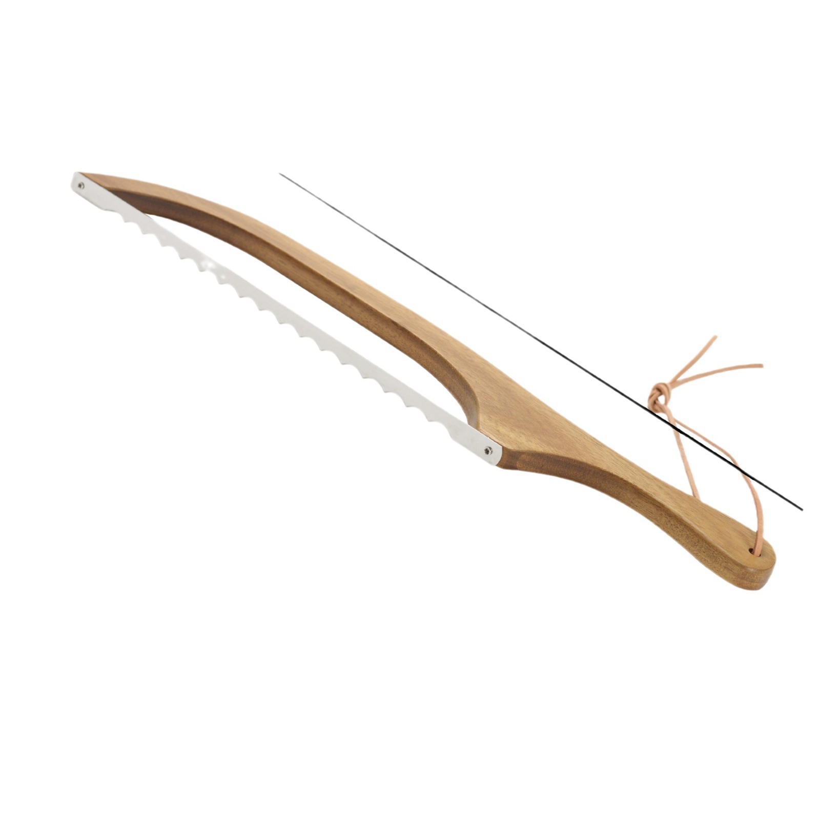 Bread Slicer Wooden Bread Knife Toast Saw Bread Cutting Toast Saw Simple Noodle Knife Cutting Utensil French stick