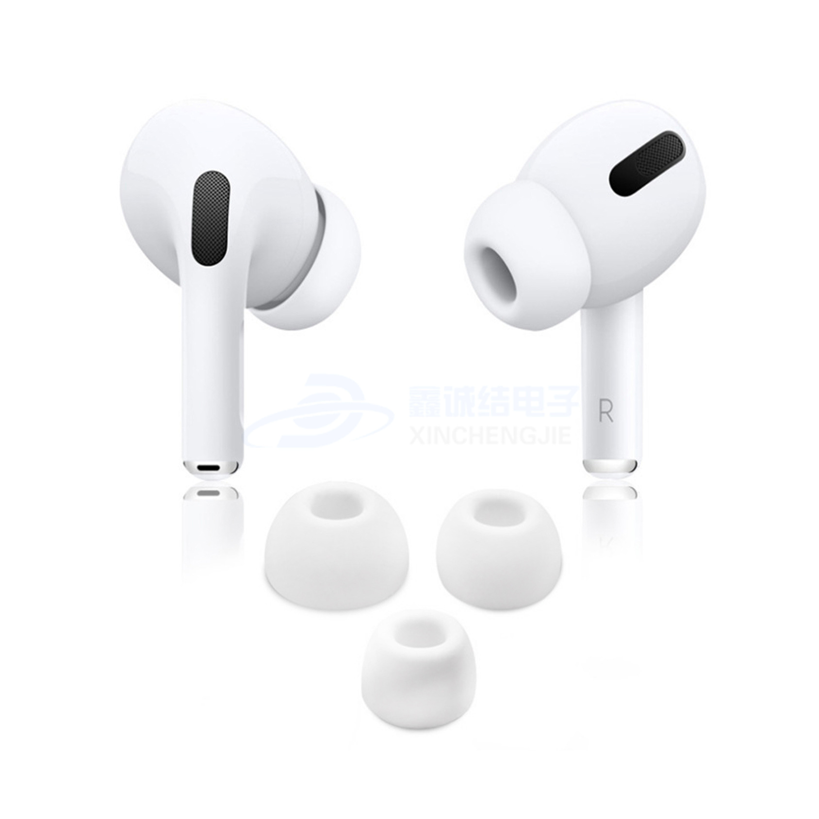 For Apple Airpods pro Headphones Silicone Ear Cap 3 Generation Earplugs Silicone Sleeve Ear Sleeve tws Headset with Mesh