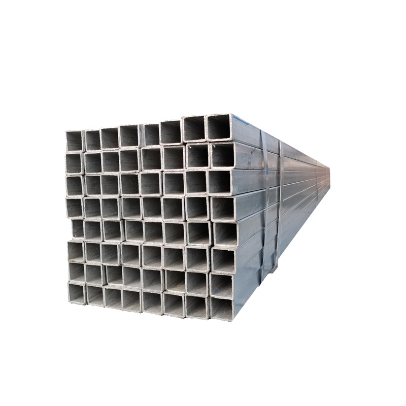Manufacturer's Spot Zinc Aluminum Magnesium Square Tube Galvanized 6m Hot Galvanized Square Tube High Zinc Layer Rectangular Tube Supply High Strength