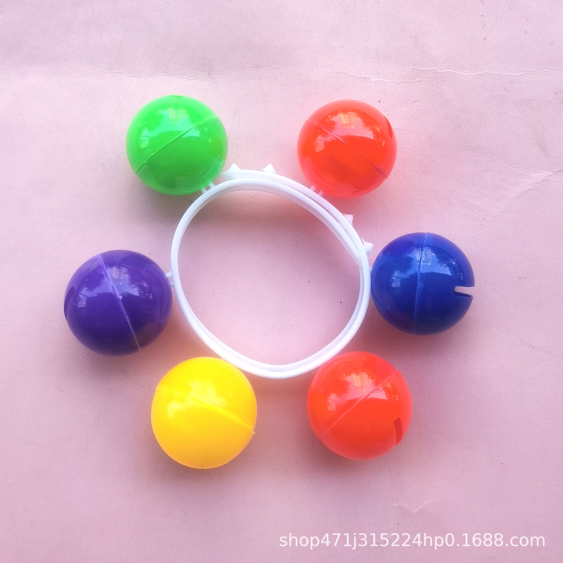 Оптовая игрушка-браслет с колокольчиком для детей