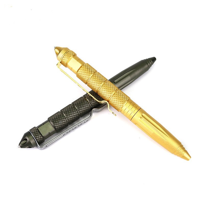 B2 Self-Defense Pen Broken Window Pen Tungsten Steel Head Tactical Pen Multi-Functional Survival Signature Pen Outdoor Portable Protective Pen