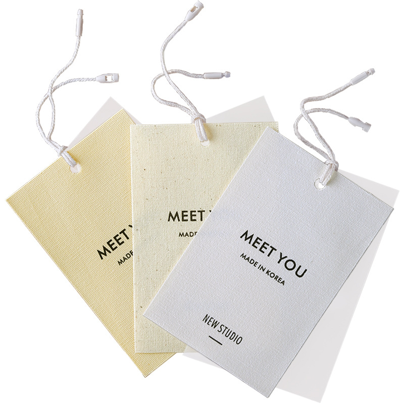 Customized new special paper grass incense paper tag tag tag for men and women clothing tag design manufacturer