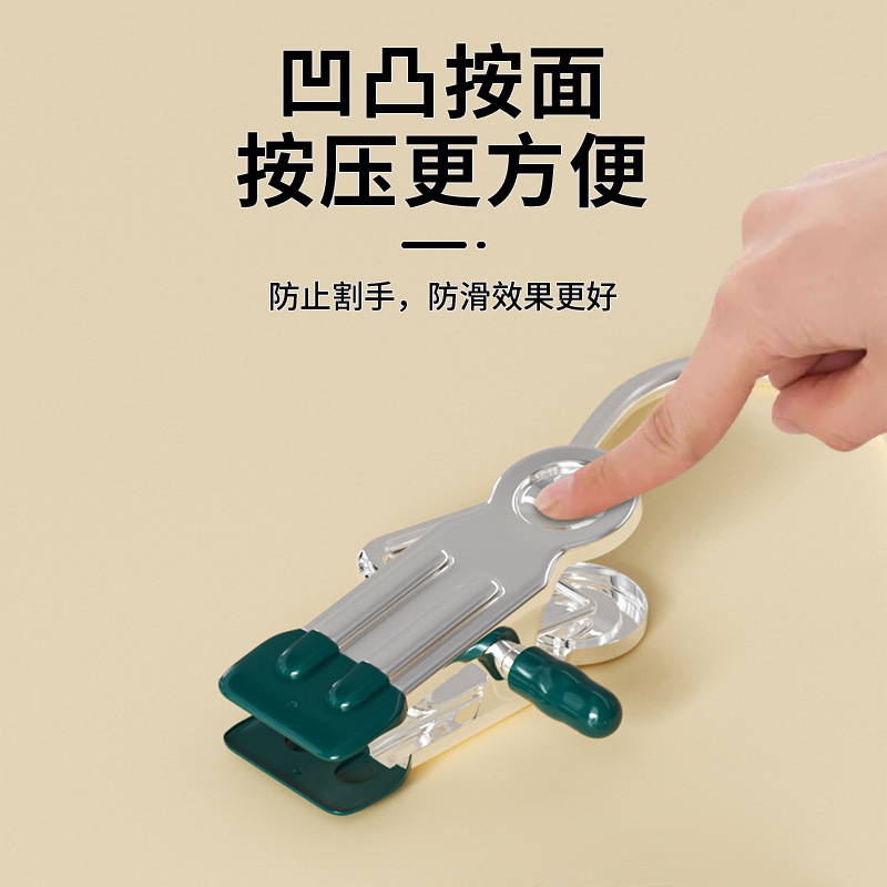 Cross-Border Popular Three-Character Hook Long Tail Clip Hook Clip Kitchen Office Hook Dipped Plastic Traceless Clip