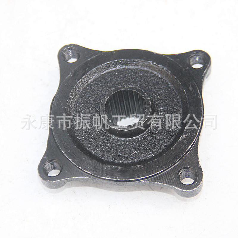 Atv Large Bull Accessories Go-Kart Rear 4-Hole Flange Rear Wheel Hub Holder 23-Tooth Spline Wheel Disc