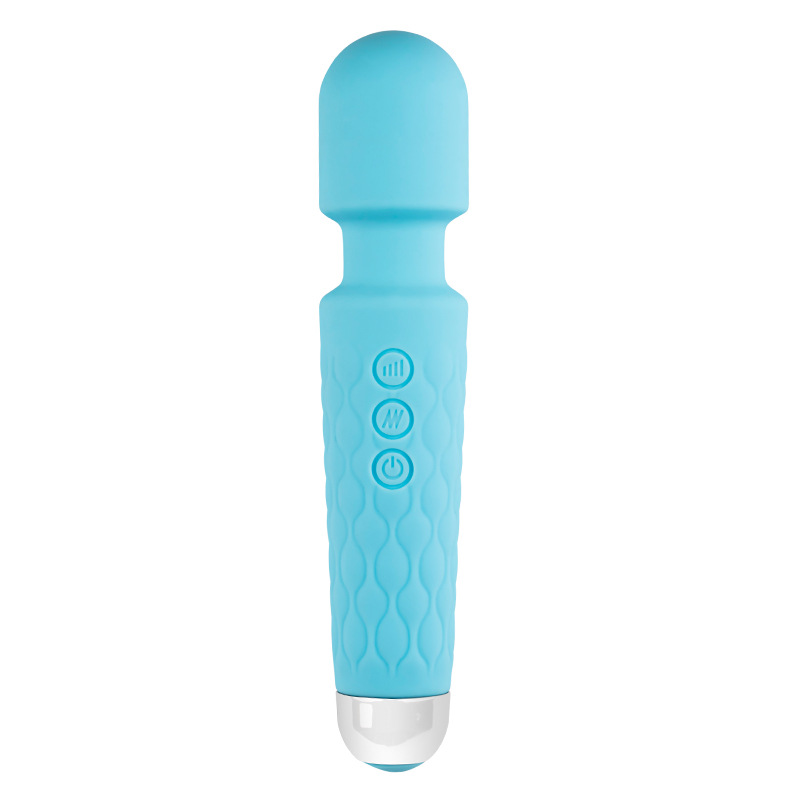 8-Speed 20-Frequency Instant Charging Av Stick Knight Stick Female Products Changeable Silent Waterproof Masturbation Strong Vibration