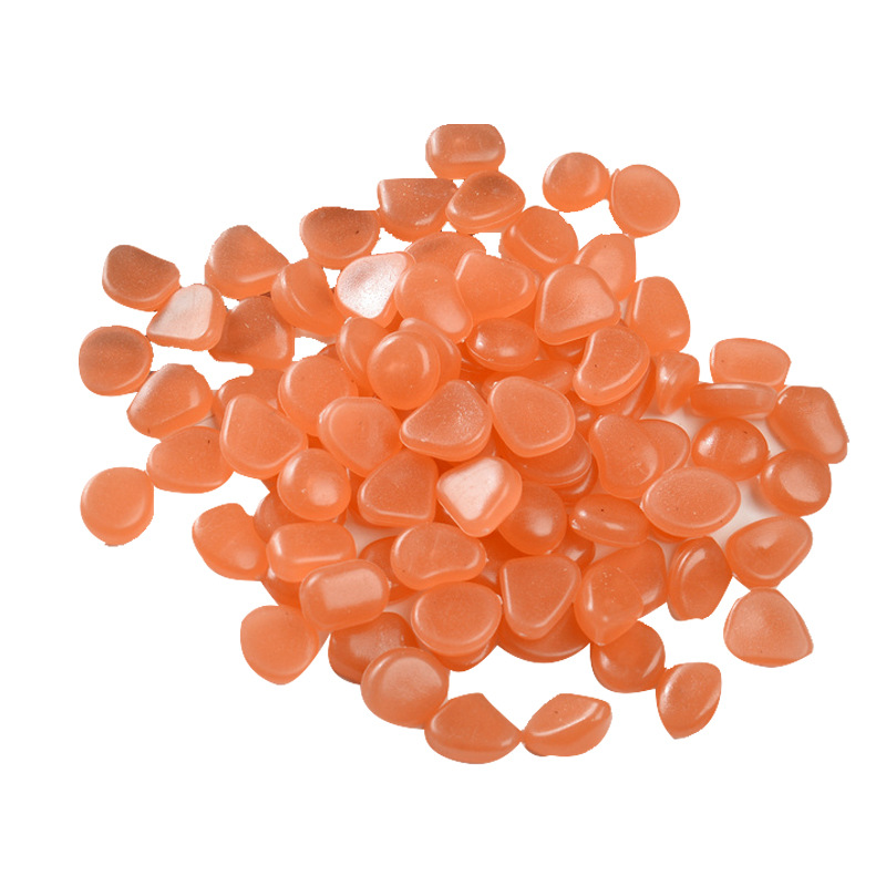 1CM small size luminous stone artificial bright aquarium landscape luminous stone fish tank colorful stone cobblestone Garden