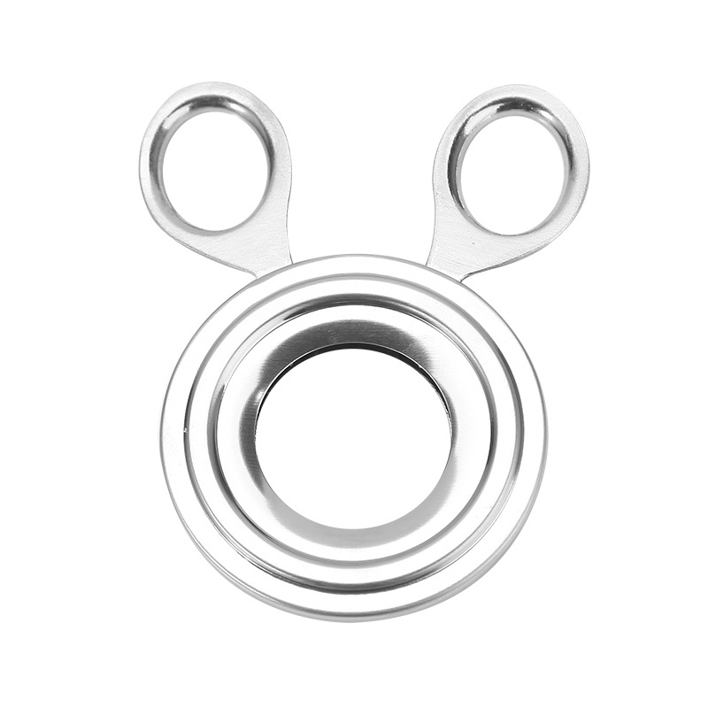 Stainless Steel Egg Opener Egg Sheller Boiled Handheld Shell Breaker Egg Opening Household Egg Peeler Cross-Border New Model