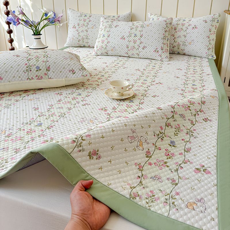 Мат класса A для матерей и младенцев, летний мат из ледяного шелка, трехкомпонентный набор, washable, складной, для кондиционирования