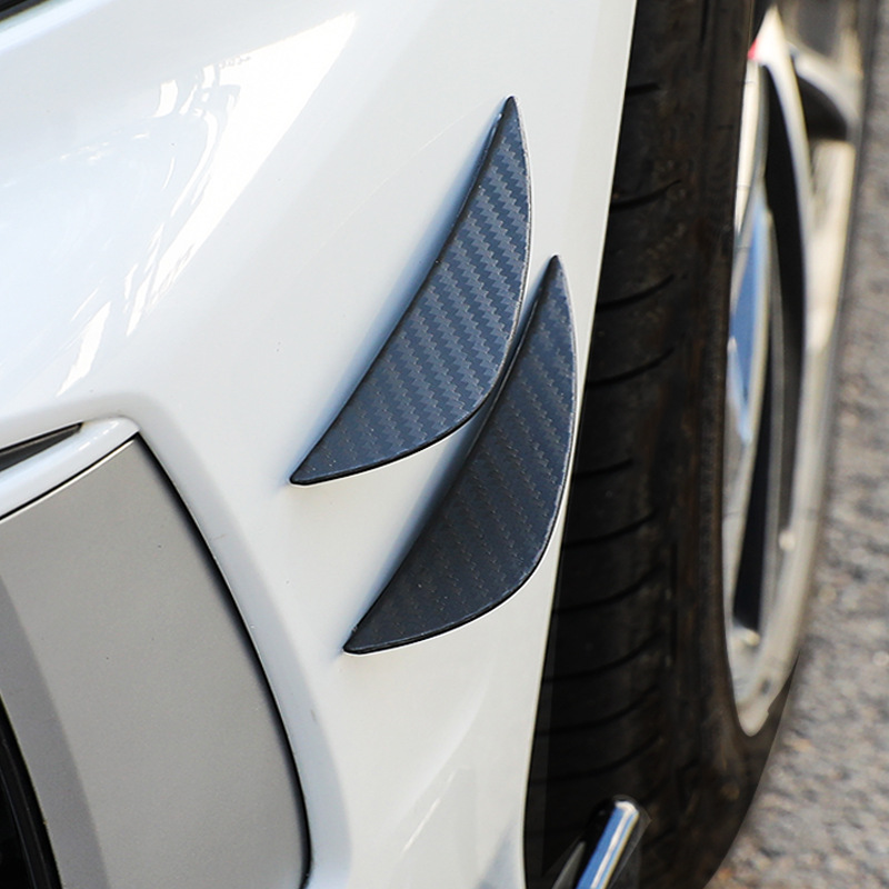 Car Modification Universal Air Knife Appearance Parts Deflector Body Bumper Anti-Collision Rubber Protective Strip Front Bumper Spoiler