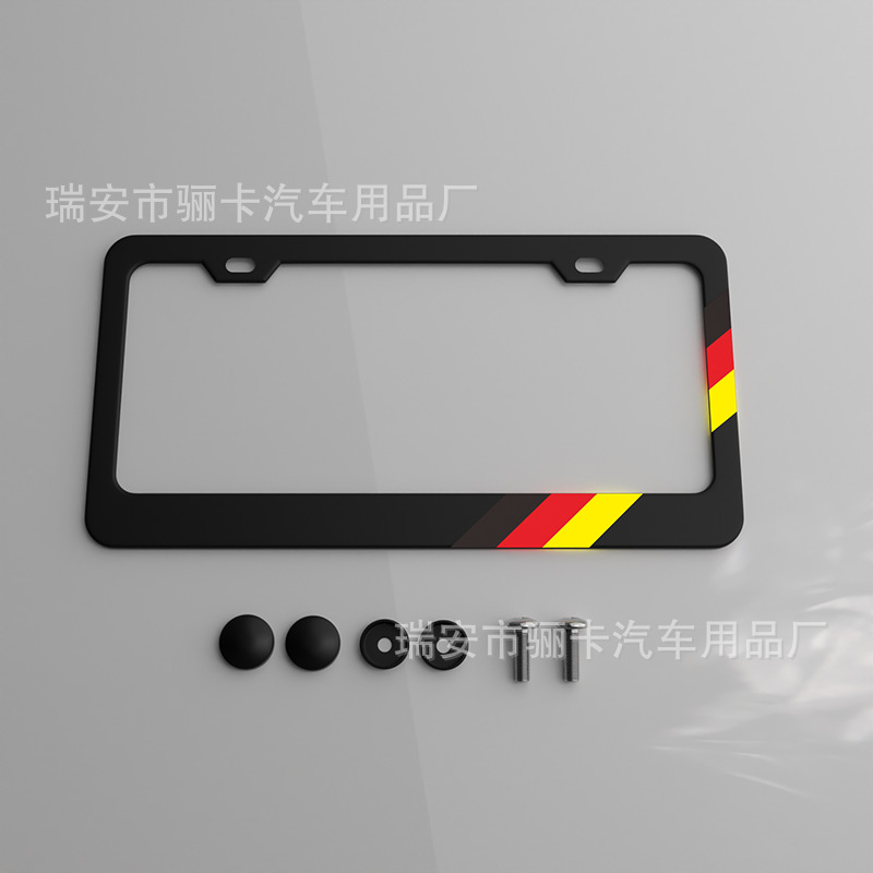 Cross-border Foreign Trade UV Amazon Explosions North America US License Plate Frame US License Plate Frame Cross-border License Plate Cover