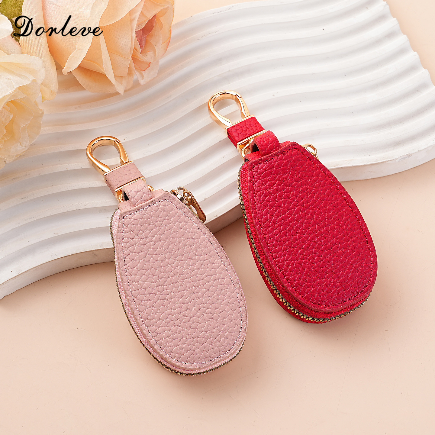 Key Bag Unisex Car Large Capacity Multifunctional Key Chain Storage Bag Business Style Simple and Compact Home Use