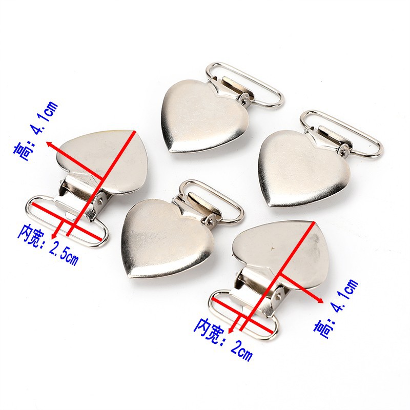 Duckbill Buckle with Rubber Strap Clip, Metal Adjustable Strap Clip, Factory Tag Clip, Bed Sheet Clip, Pacifier Clip in Stock