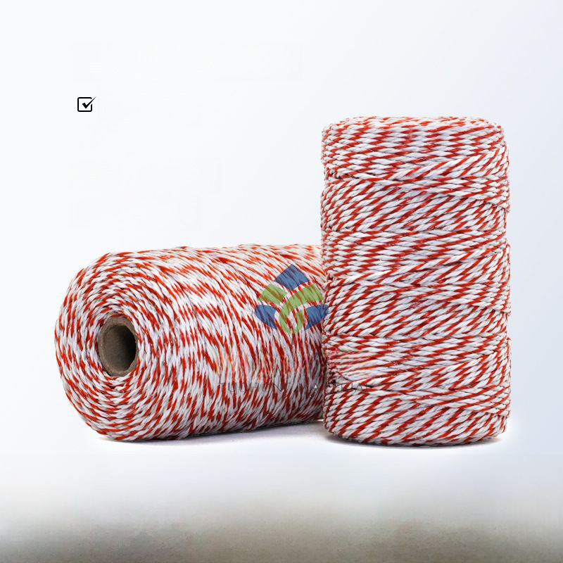 Electronic Fence Electric Rope Pasture Breeding Electric Rope Pasture Breeding Electronic Fence Conductive Rope Electric Ribbon
