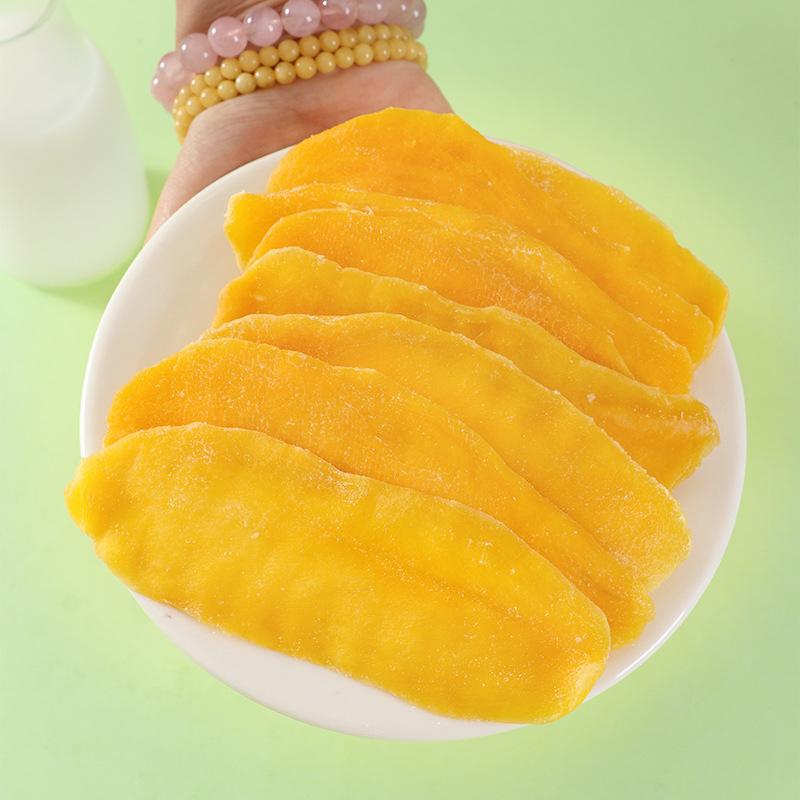 Bulk Customization of Dried Mango Snacks, Wholesale Thick-Cut Leisure Food, Thai Fresh Mango, Daichuan Food Factory