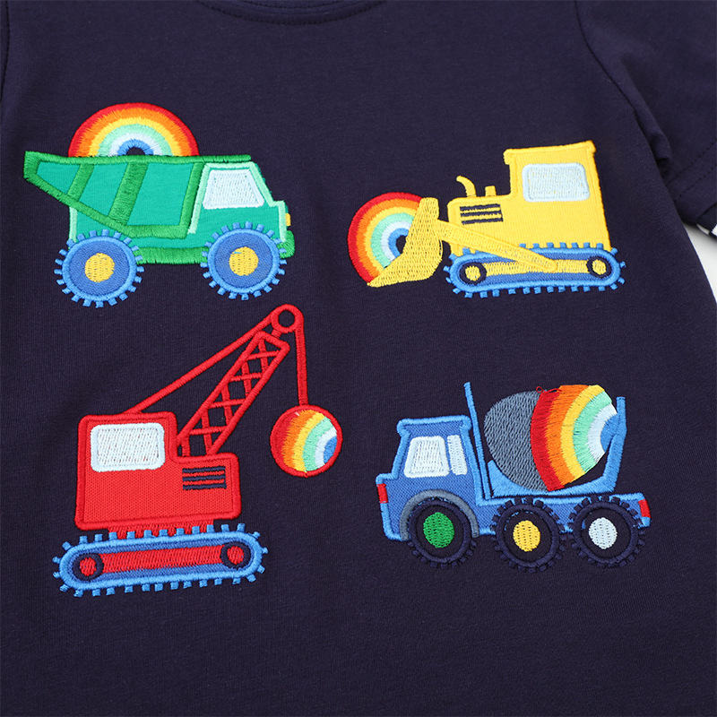 Spring New European and American Style Boys' Long-Sleeved T-Shirts, Factory Direct Supply, Custom Processing with Provided Drawings and Samples, Odm Oem