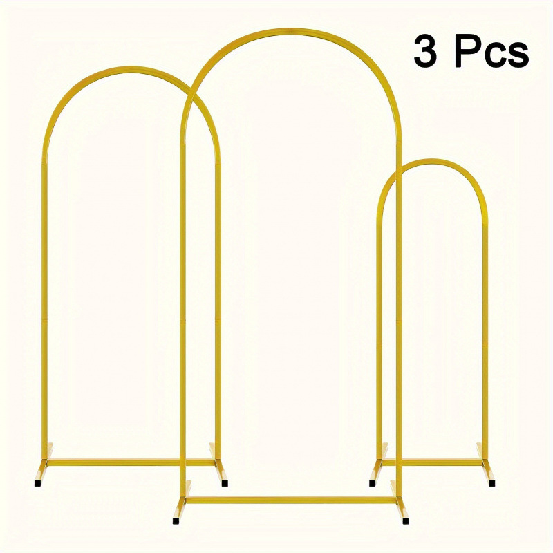 2026 Autumn and Winter Cross-Border Export New 3 Pieces/Set 4 Feet 5 Feet 6 Feet Metal Arch Background
