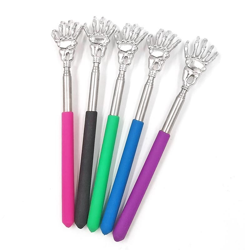 New Stainless Steel Extendable Back Scratcher, Household Self-Use Claw Scratcher, Elderly Itch Relief Scratcher