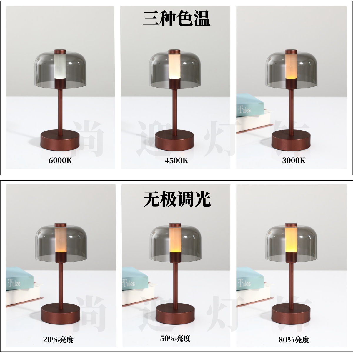 Amazon explosions cross-border creative night light manufacturers outdoor camping table lamp USB charging atmosphere small table lamp foreign trade
