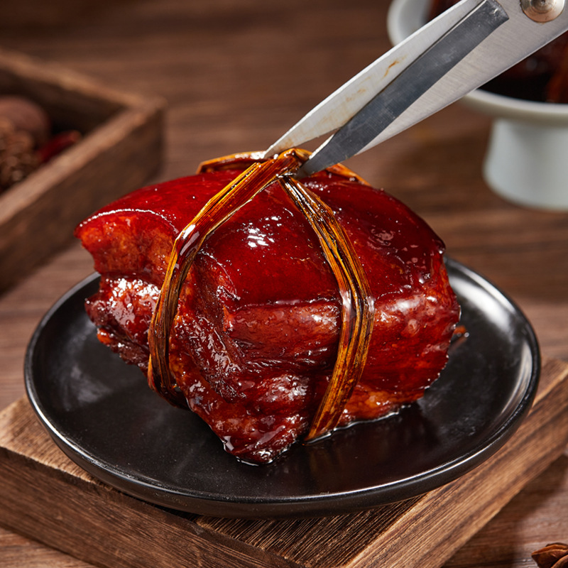 Sanzhenzhai Dongpo Pork 200g Ready-To-Eat Braised Food Vacuum-Packed Pre-Made Dish Chinese Time-Honored Sauce Braised Products