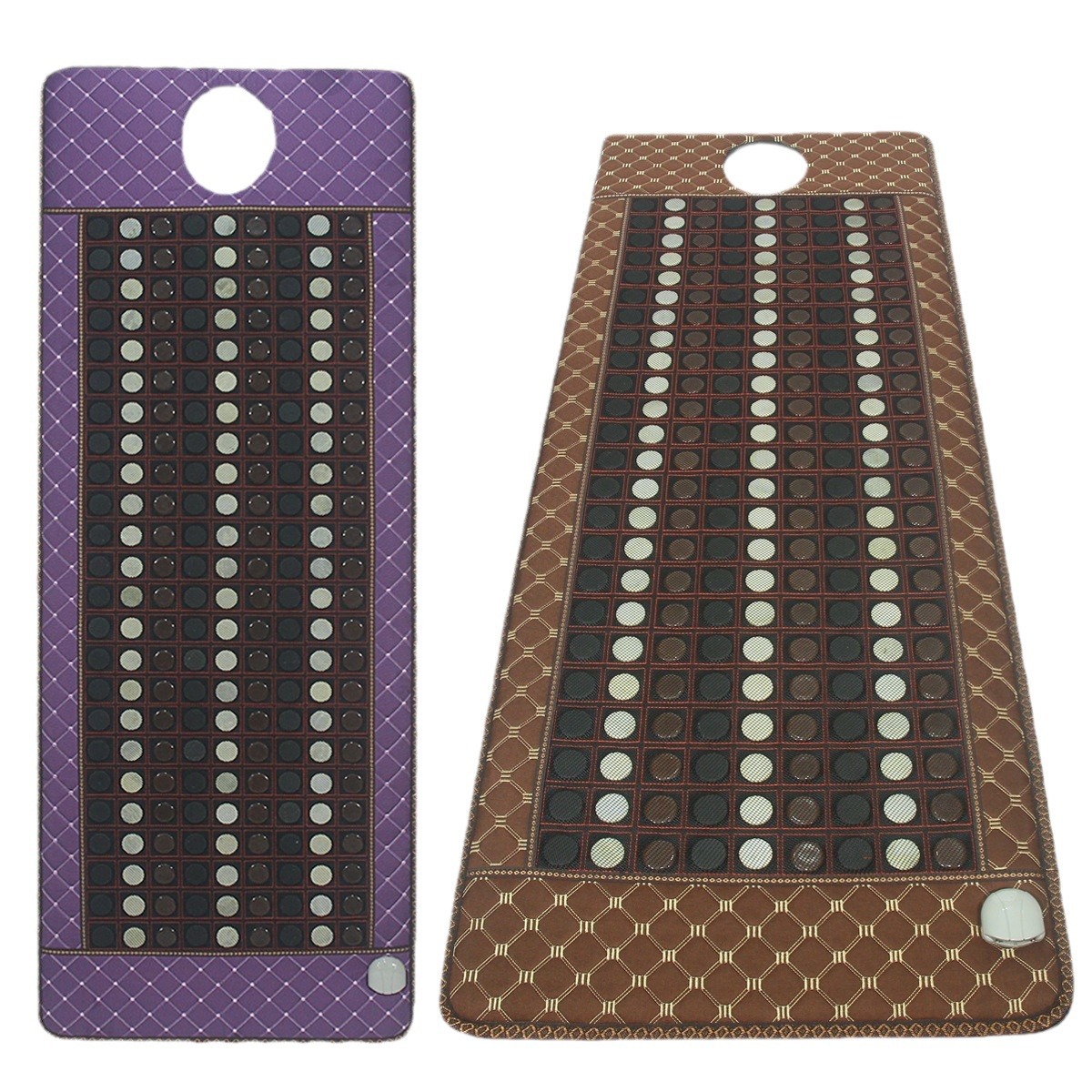 Jade Heating Beauty Mattress Germanium Stone Photon Light Wave Heating Pad Vibration Massage Sweat Steaming Ultra-Long Wave Stone Mattress