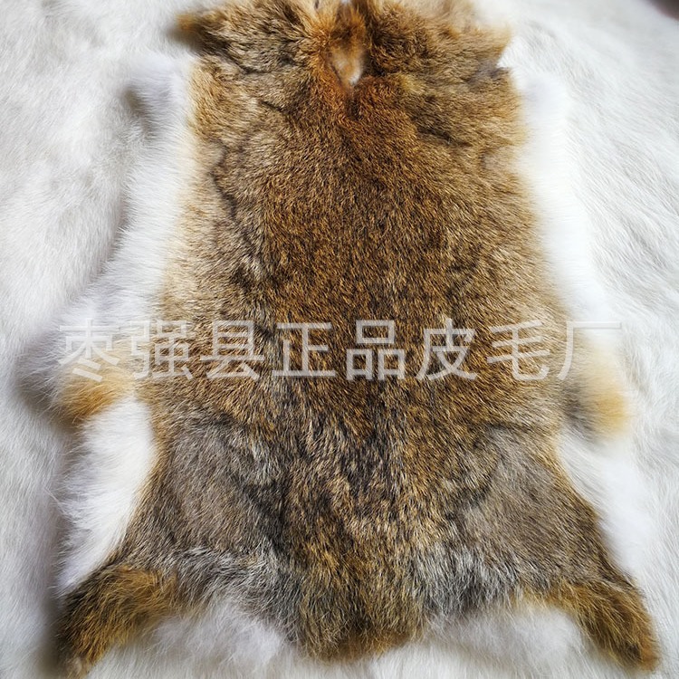 Rabbit Skin Whole Rabbit Skin Rex Rabbit Skin Knee Pads Waist Protection Warm Fabric Rabbit Fur Bag Rabbit Fur Cloth