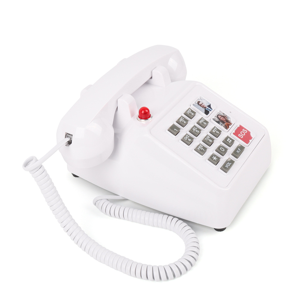 New Telephone Big Ringtone Retro Telephone Home Hotel Office Fixed Landline Old-Fashioned Classical Telephone Wholesale