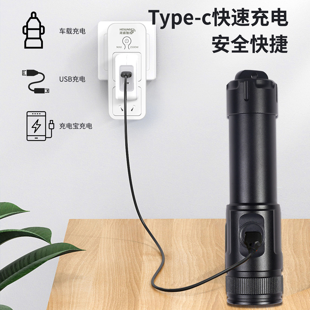 Special Flashlight for Diving, Strong Light, Rechargeable, Fill-In Light, Underwater Searchlight, Macro Photography, Waterproof Battery Life