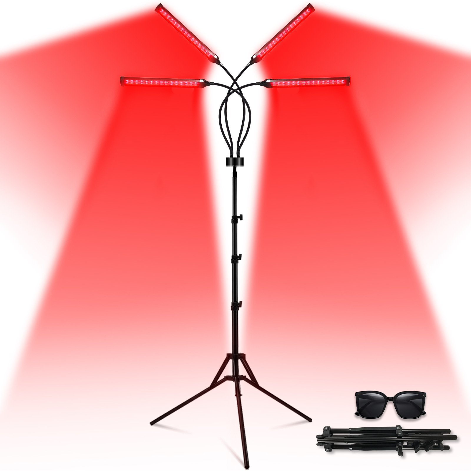 650Nm Red Light + 850Nm Stand Home-Use Floor-Standing Beauty Device Yoga Exercise Shaping Lamp Red Light Therapy