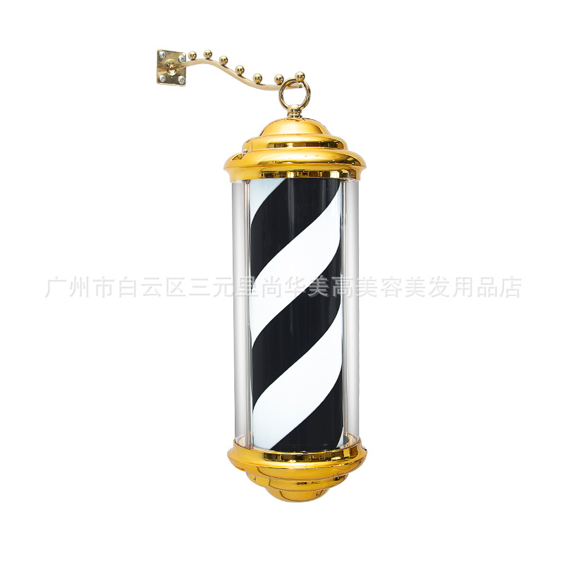 Manufacturers supply hair salon barber shop turn light LED decorative hairdressing ring light waterproof rotating wall decorative light