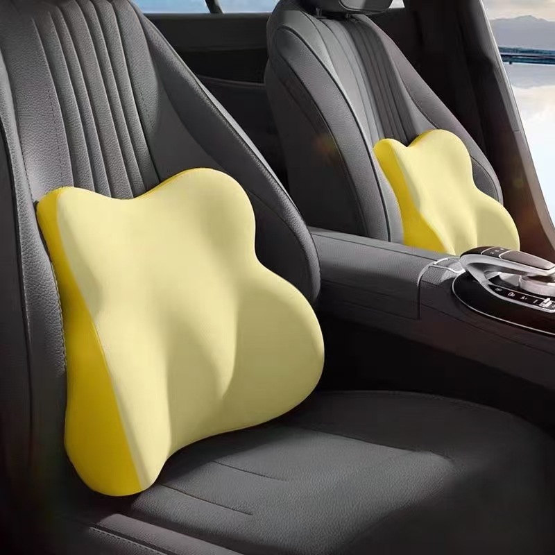 Car Lumbar Headrest, Car Memory Foam Lumbar Support, Cushion, Lumbar Cushion, Lumbar Support, Cross-Border Supply Wholesale