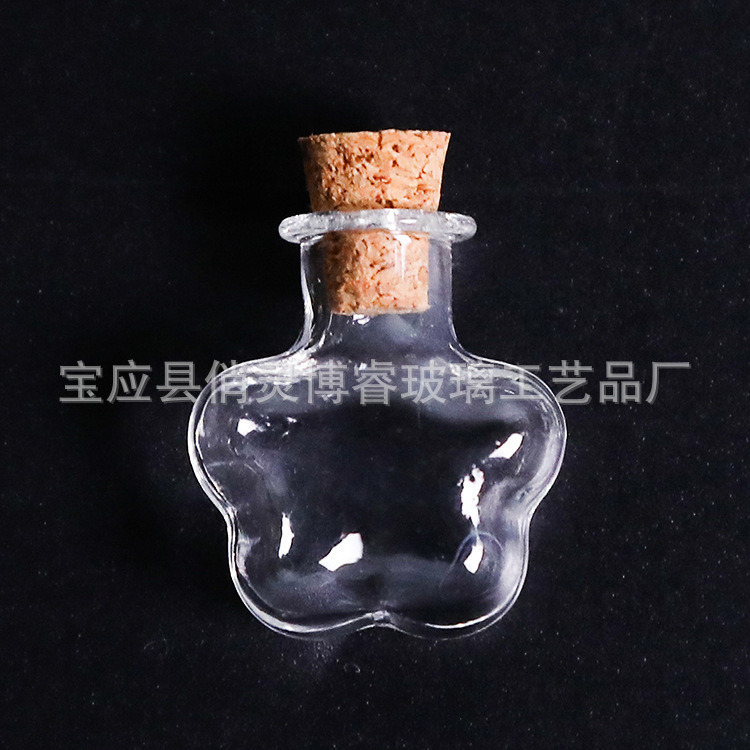 Handmade DIY creative floating bottle with Cork glass crafts glass bottle manufacturers can customize floating bottle