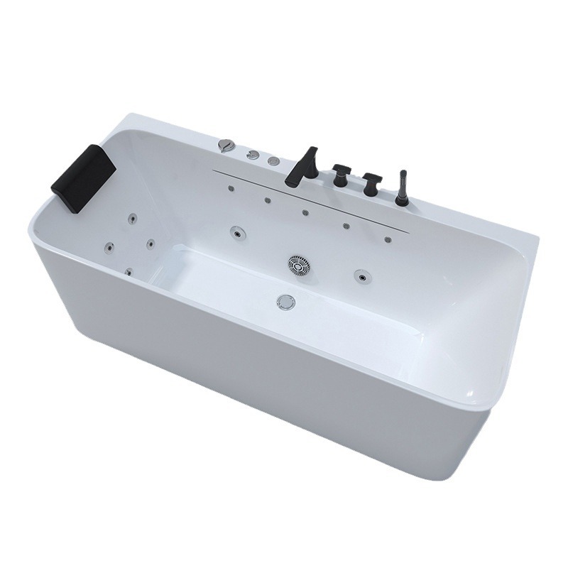 Bathtub Acrylic Constant Temperature Surf Massage Hotel Bathtub Home Bath Bathtub Japanese Deep Soaking Bathtub Small Apartment
