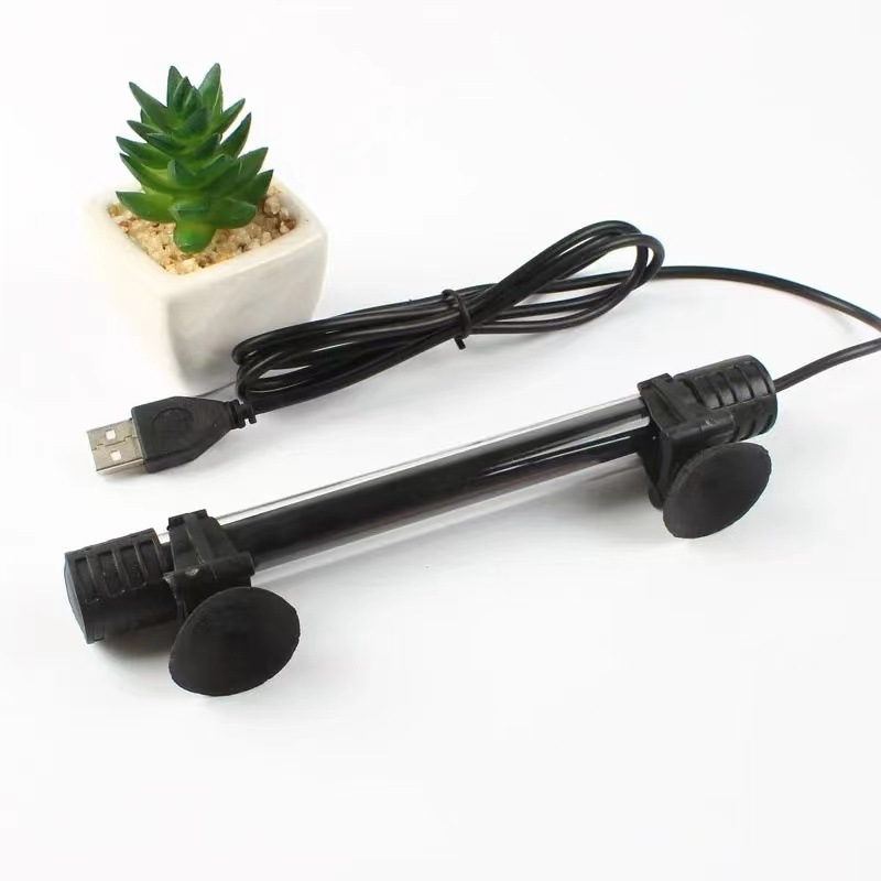 USB鱼缸灯 白蓝增艳低压照明led灯防水水族箱潜水水草金鱼灯跨境