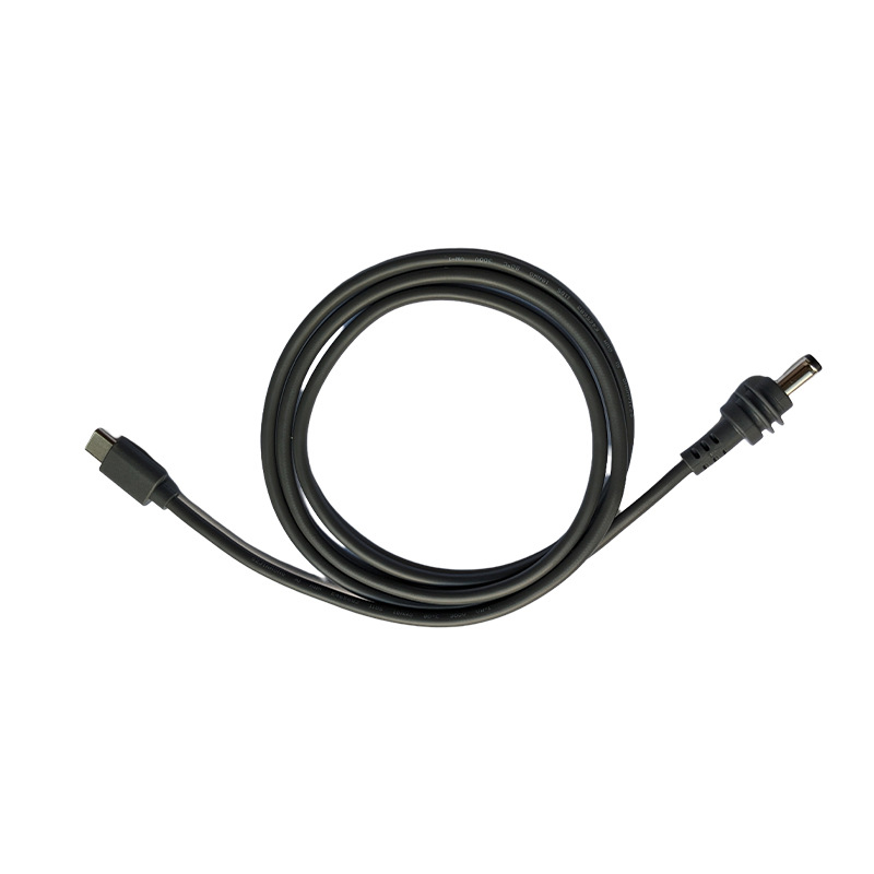 Dc to Type-C Connector Gray Cable Wholesale Cross-Border Minipdtypec Cable Factory Supply Pd Fast Charging