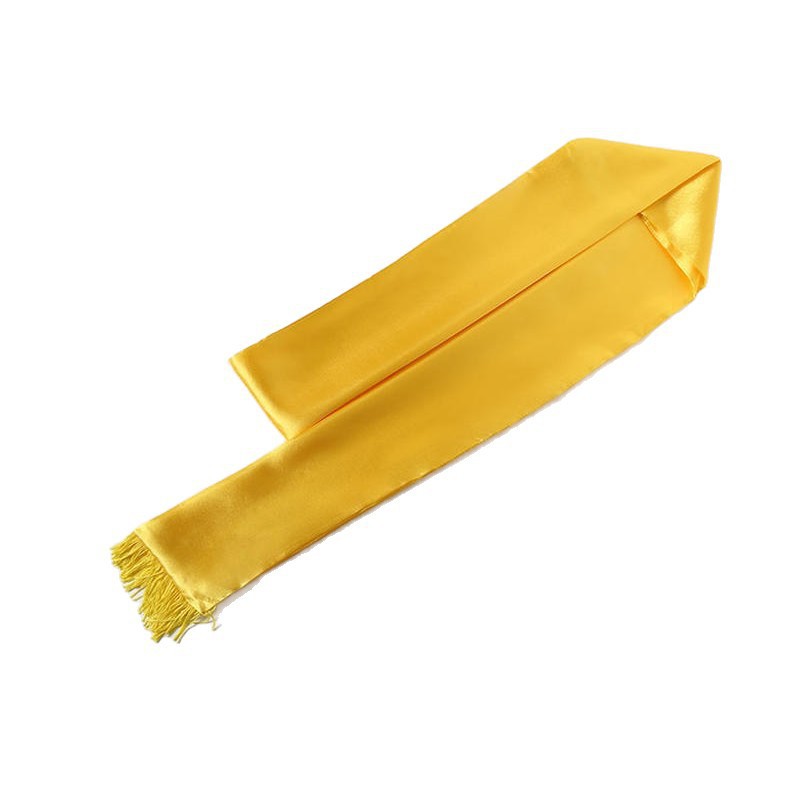 Advertising Cultural Shirts with Custom Logo Printing and Embroidery for Company Events, Imperial Temple Yellow Scarves, Wholesale Factory Annual Meeting