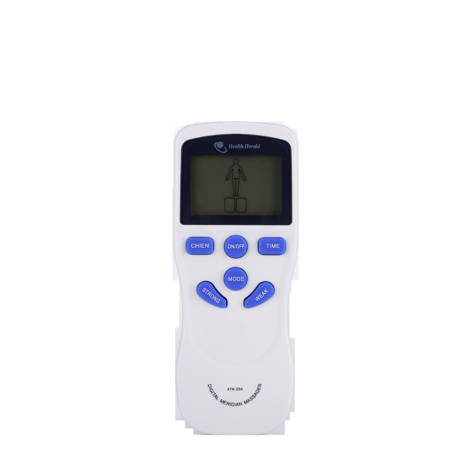 Double Hole Wholesale New Multi-Functional Digital Massager Ems Cross-Border Chinese, English and Russian Meridian Physiotherapy Digital Pulse