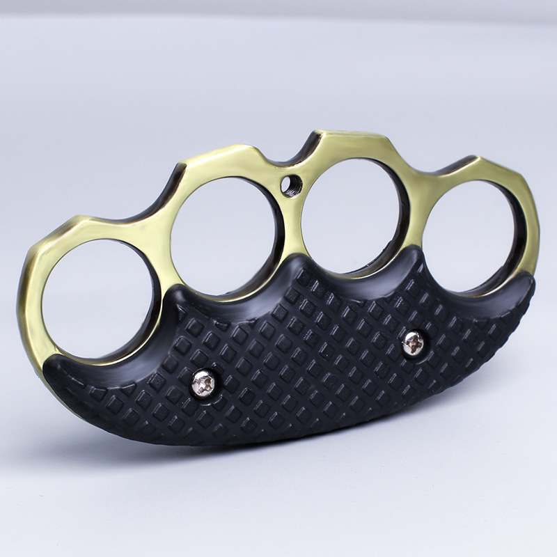 Outdoor fitness boxing clip non-slip finger tiger hand buckle boxing buckle camping defense broken window boxing protector