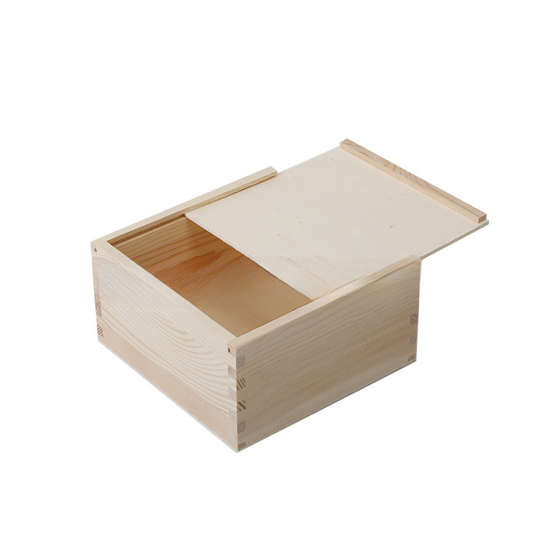 Pull Cover Bridesmaid Accompanying Gift Packaging Wooden Box Wedding Candy Eternal Flower Snacks Spring Festival Mid-Autumn Festival Universal