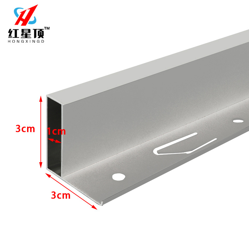 Honeycomb Large Board Ceiling Small Square Tube Edge Wrong Strip Corner Integrated Ceiling Aluminum Gusset Niling Strip Edge Wrong Strip