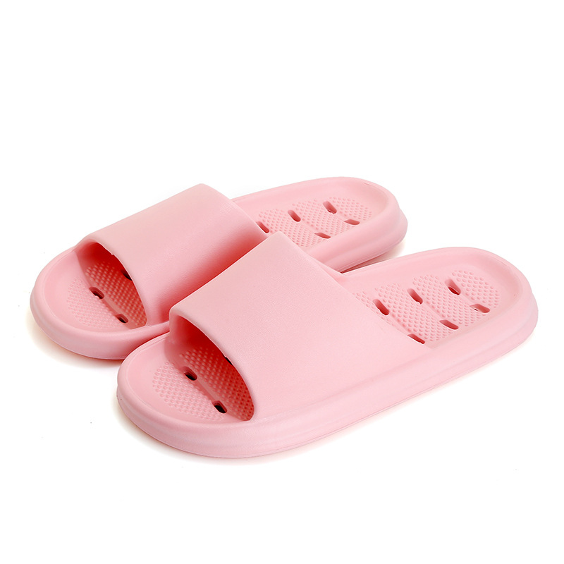Summer Slippers for Women, Eva Home Slippers, Summer New Couple Men's Anti-Slip Bathing Bathroom Leaking Belt Wholesale